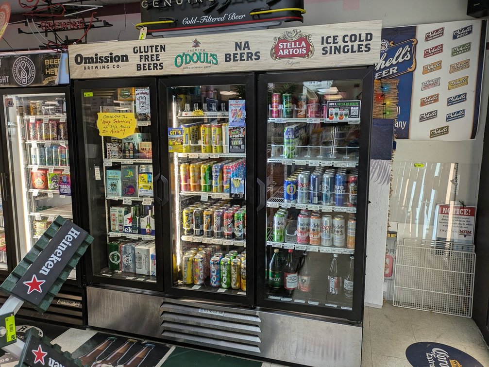 Beverage Air Glass 3 Door Refrigerator, Model LV72-1-B-TG, 72"x32"x80"