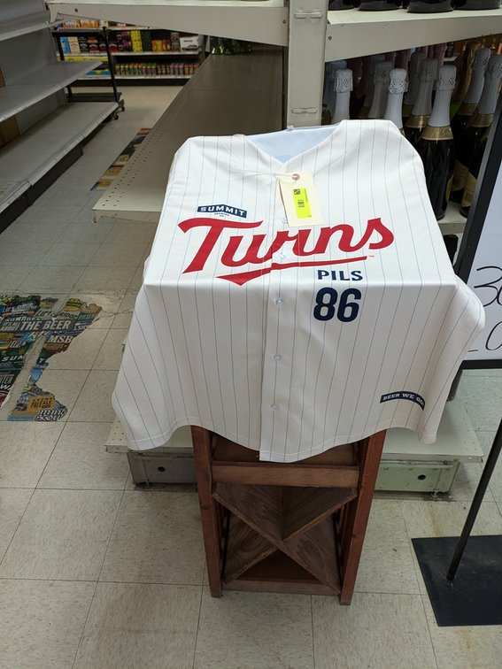 MN Twins/Summit "Pils 86" Jersey, Size XL