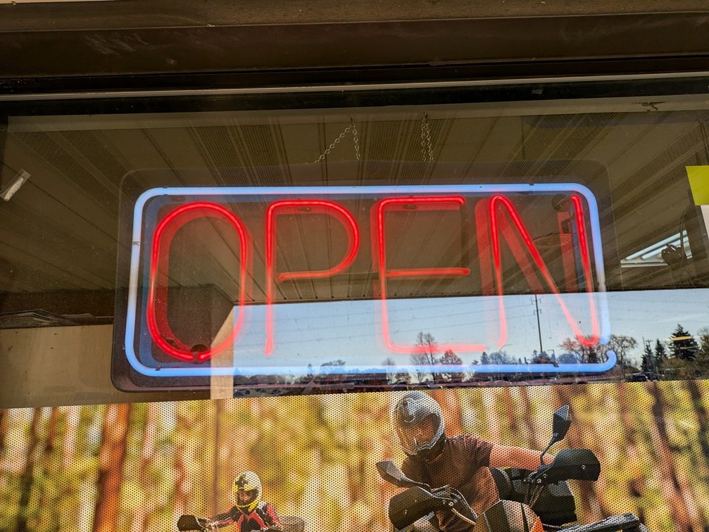 Neon Open Sign, 36"x16"