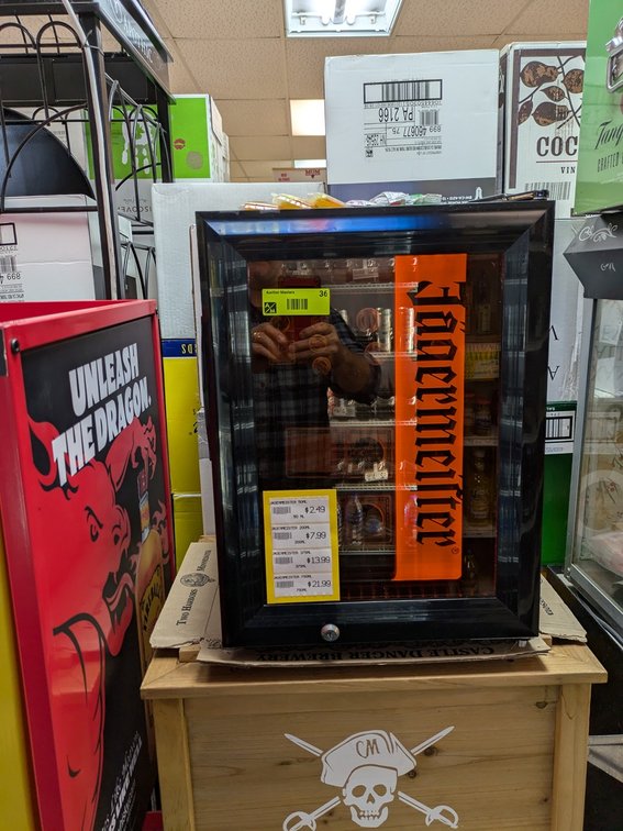 Jagermeister Cooler, 14"x15"x19"