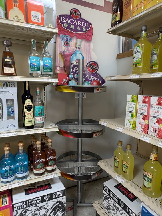 Bacardi Retail Display Rack, 20"x60"