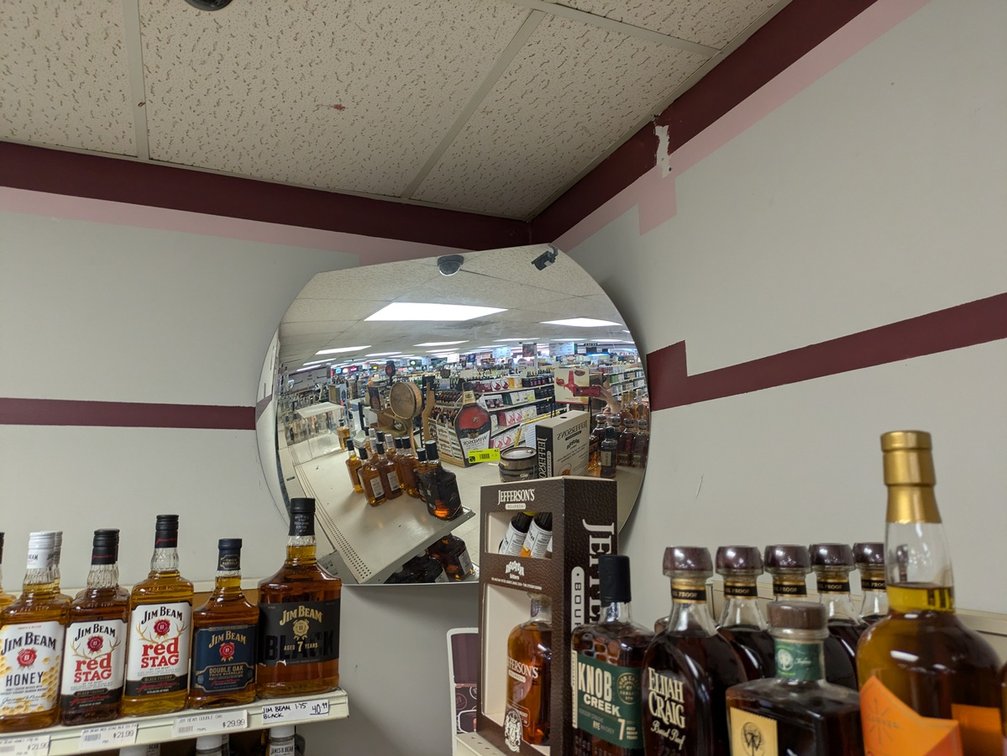 2 Convex Security Mirror, 32"x29"