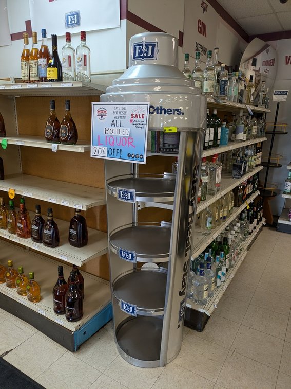E&J Retail Display Shelf, 21"x78"