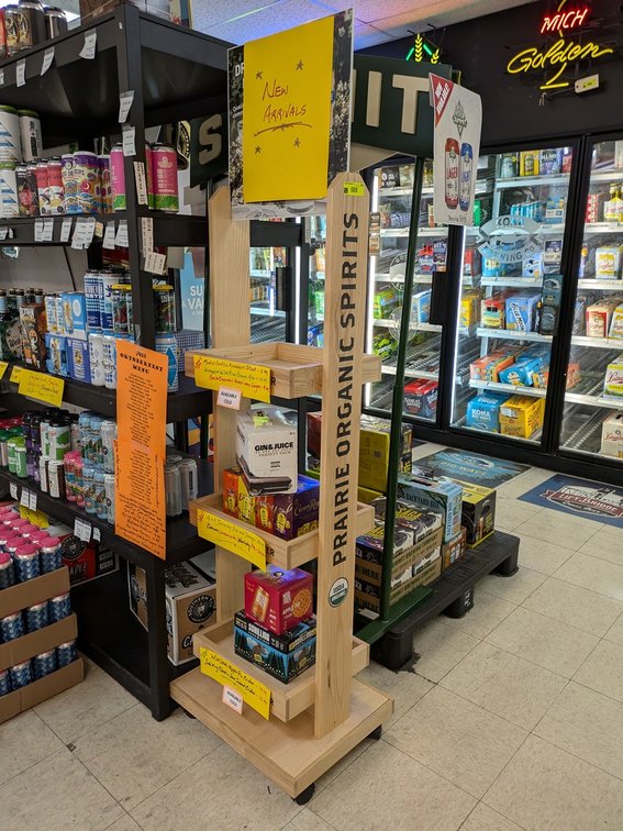 4 Assorted Display Shelves