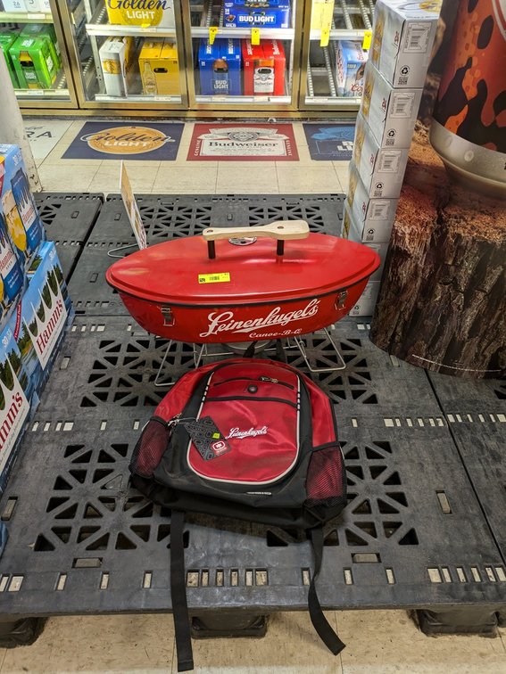 Leinenkugel's Portable Grill and Backpack