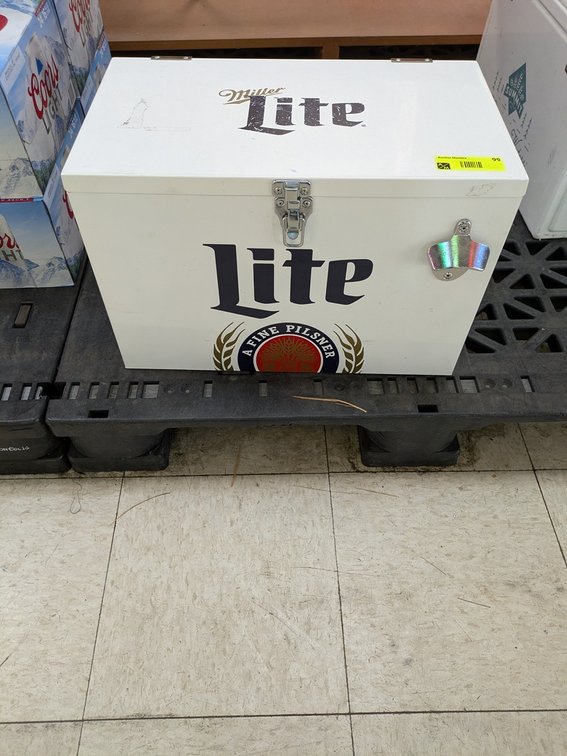 Miller Lite Metal Cooler