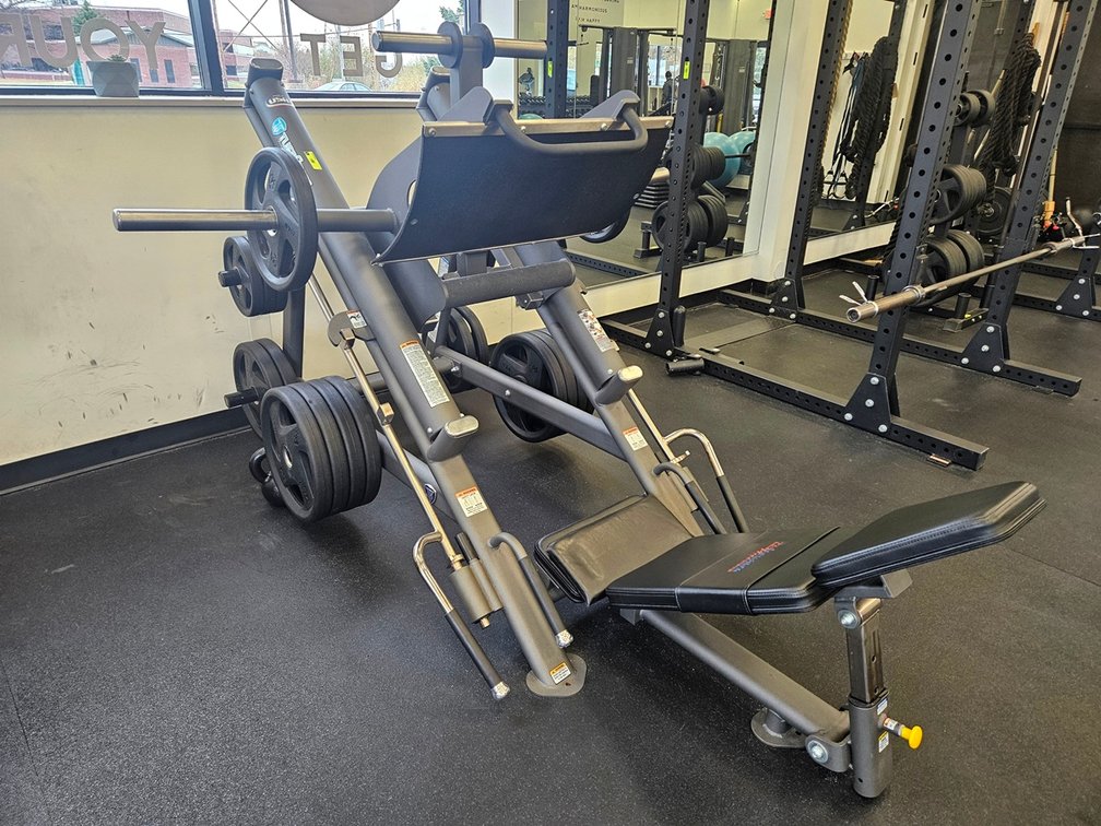 TuffStuff Fitness International Leg Press, PLATES NOT INCLUDED