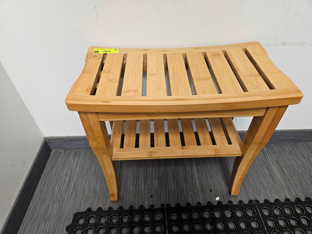 4 Bamboo Benches, 19"x10"x18"