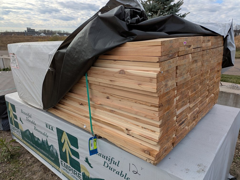 Cedar 1"x8" S1S2E, 168 - 6' Pieces