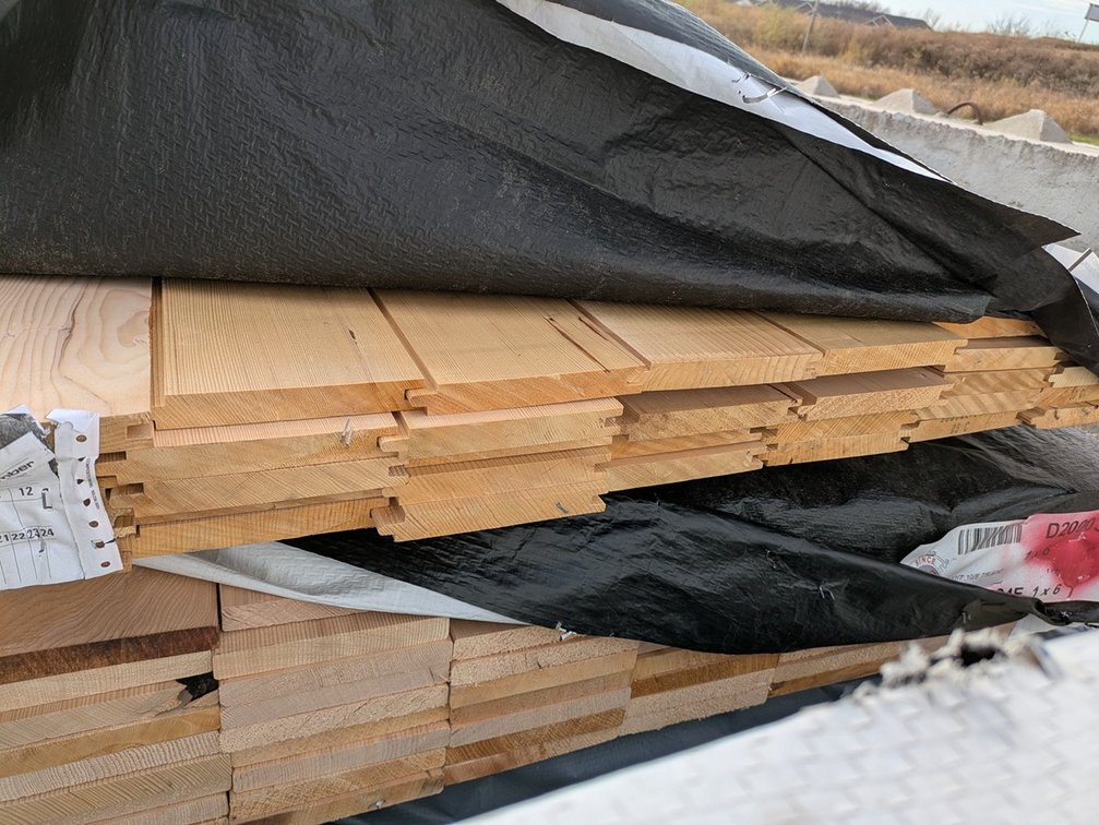 Hemlock 1"x6" Nickel Gap Tongue and Groove KD Outs, 285 Linear Feet, 139 Sq. Ft. 6' to 9' Lengths
