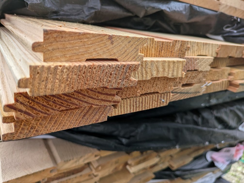 Douglas Fir 1"x4" D&M Flooring KD Outs, 720 Linear Feet, 188 Sq. Ft., 11' to 20' Lengths