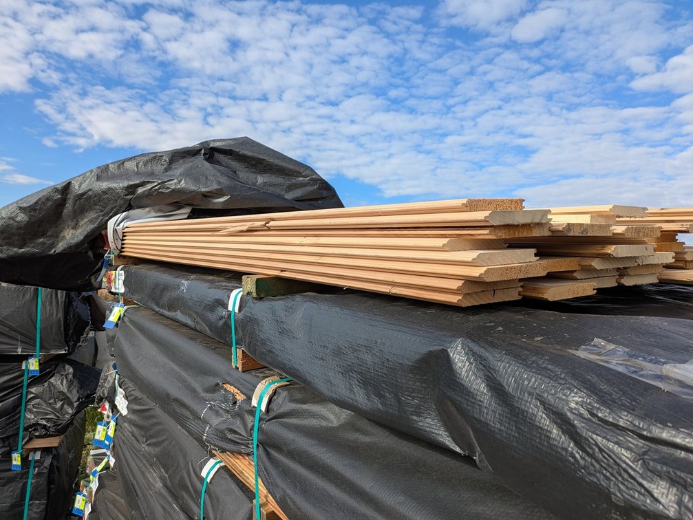 Hemlock 1"x6" Tongue and Groove 733R KD Outs, 402 Linear Feet, 196 Sq. Ft., 6' to 10' Lengths
