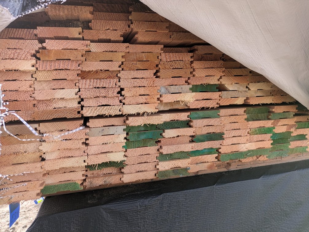 Douglas Fir 1"x4" D&M Flooring KD Outs, 1461 Linear Feet, 380 Sq. Ft., 3' to 5' Lengths
