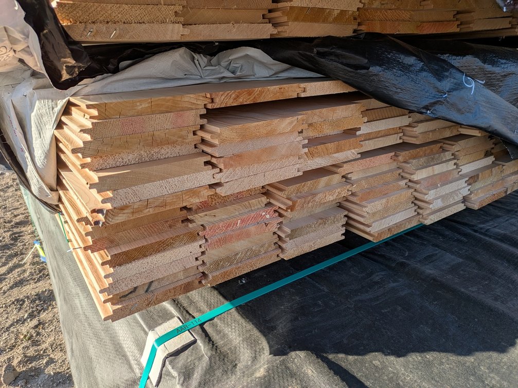 Hemlock 1"x6" Tongue and Groove KD Outs, 949 Linear Feet, 464 Sq. Ft., 6' to 10' Lengths