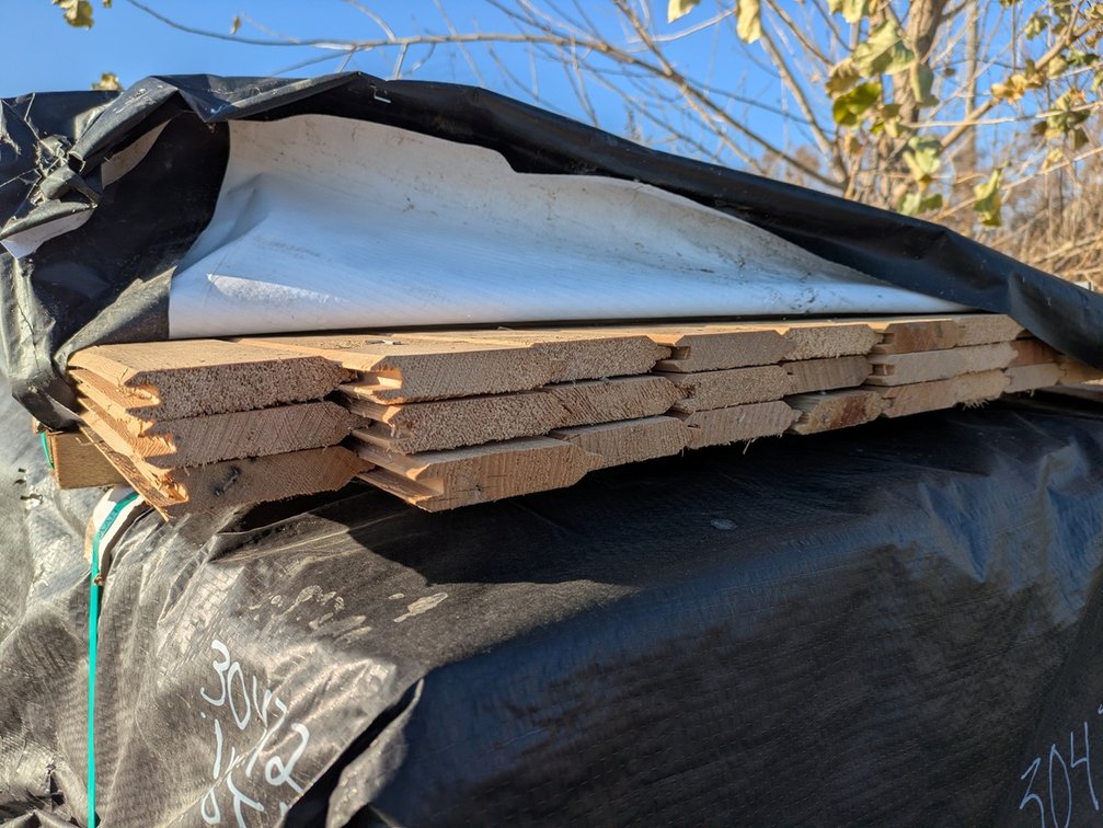 Hemlock 1"x4" Tongue and Groove 732R KD Outs, 312 Linear Feet, 82 Sq. Ft., 8' Lengths