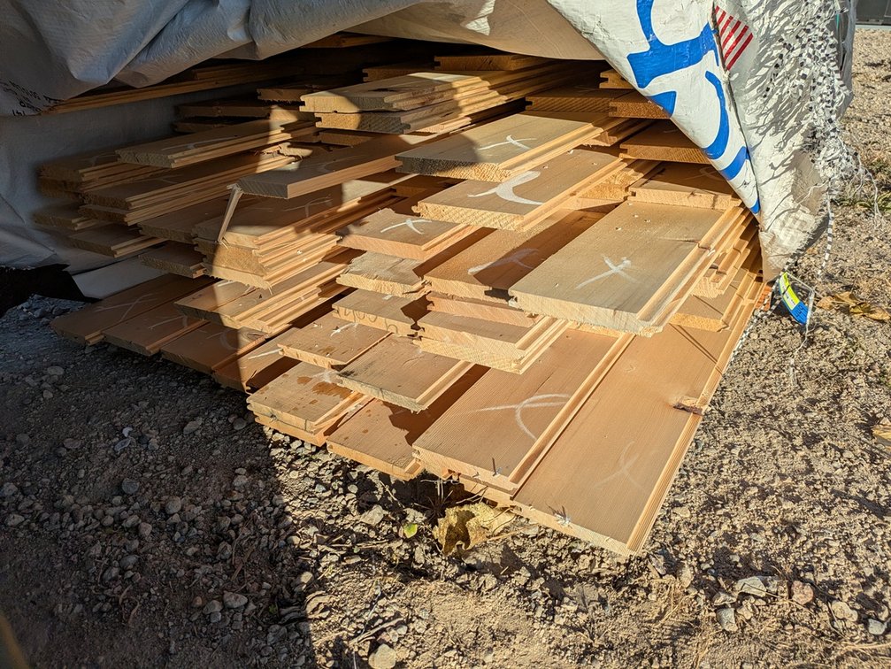 Hemlock 1"x6" Tongue and Groove KD Outs, 766 Linear Feet, 375 Sq. Ft., 3' to 5' Lengths