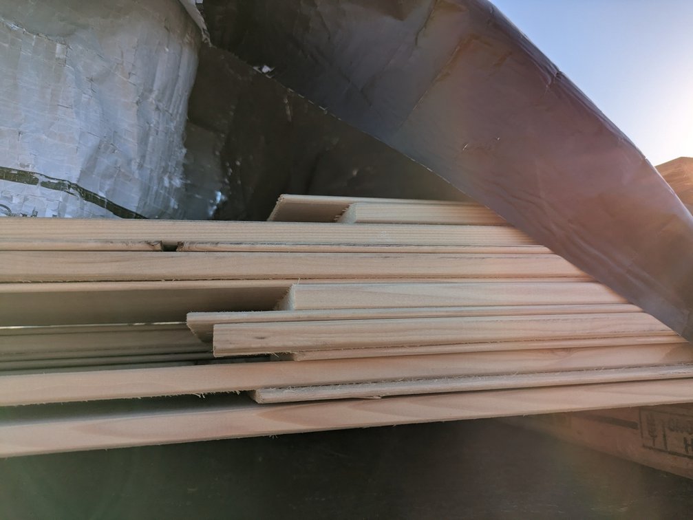 Hemlock 1"x8" Bevel Siding KD Outs, 364 Linear Feet, 3' to 5' Lengths