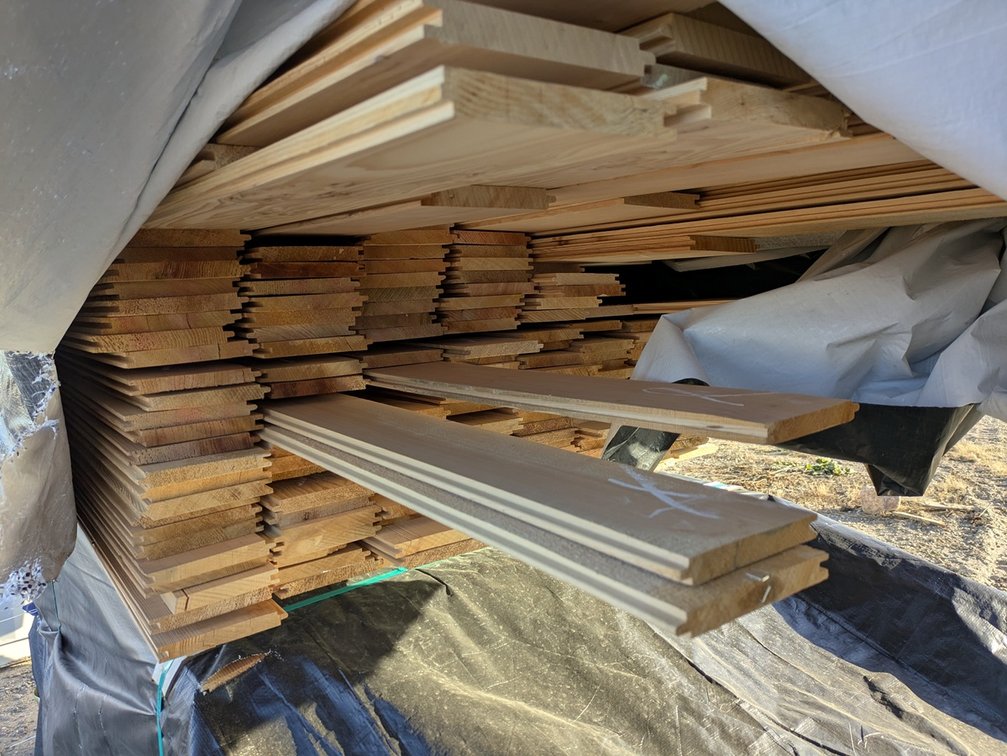 Hemlock 1"x6" Tongue and Groove KD Outs, 2026 Linear Feet, 991 Sq. Ft., 6' to 10' Lengths