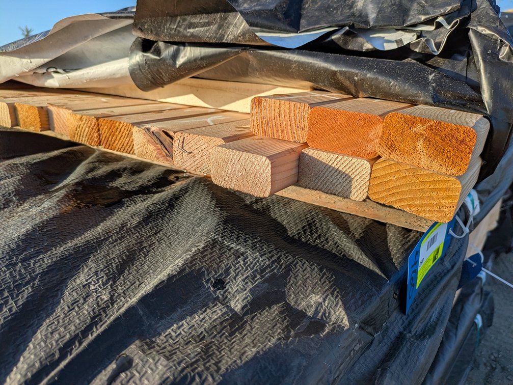 Douglas Fir 2"x3" S4SEE KD Outs, 144 Linear Feet, 6' Lengths