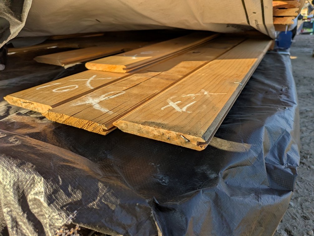 Hemlock 1"x6" Tongue and Groove 733R KD Outs, 151 Linear Feet, 6' to 10' Lengths