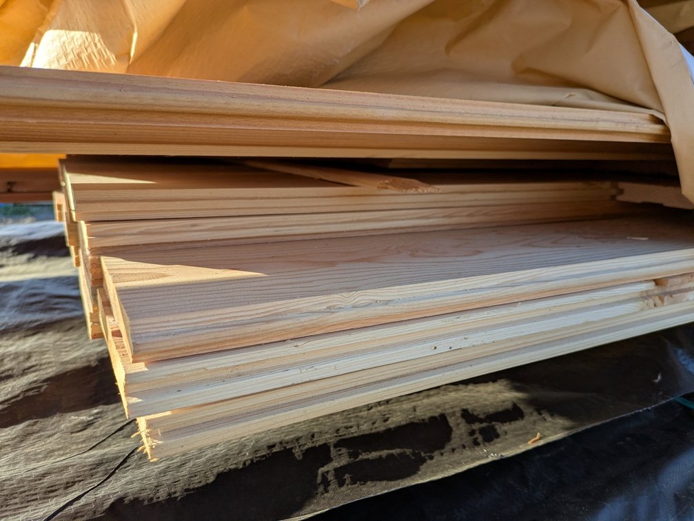 Douglas Fir D&M Flooring KD Outs, 470 Linear Feet, 122 Sq. Ft., 6' to 10' Lengths