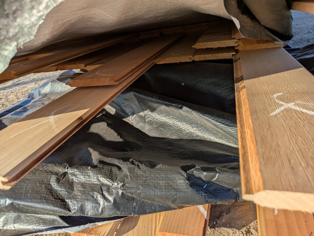 Hemlock 1"x6" Tongue and Groove 733R KD Outs, 228 Linear Feet, 6' to 10' Lengths