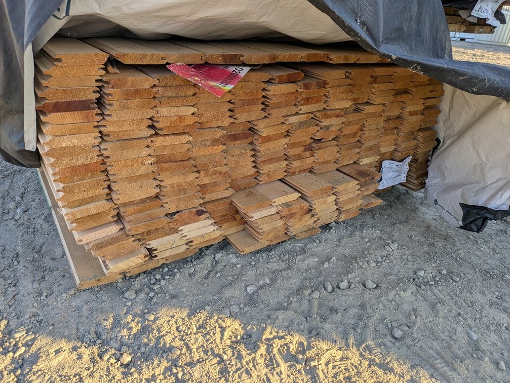Hemlock 1"x4" Tongue and Groove 732R KD Outs, 4695 Linear Feet, 15' Lengths