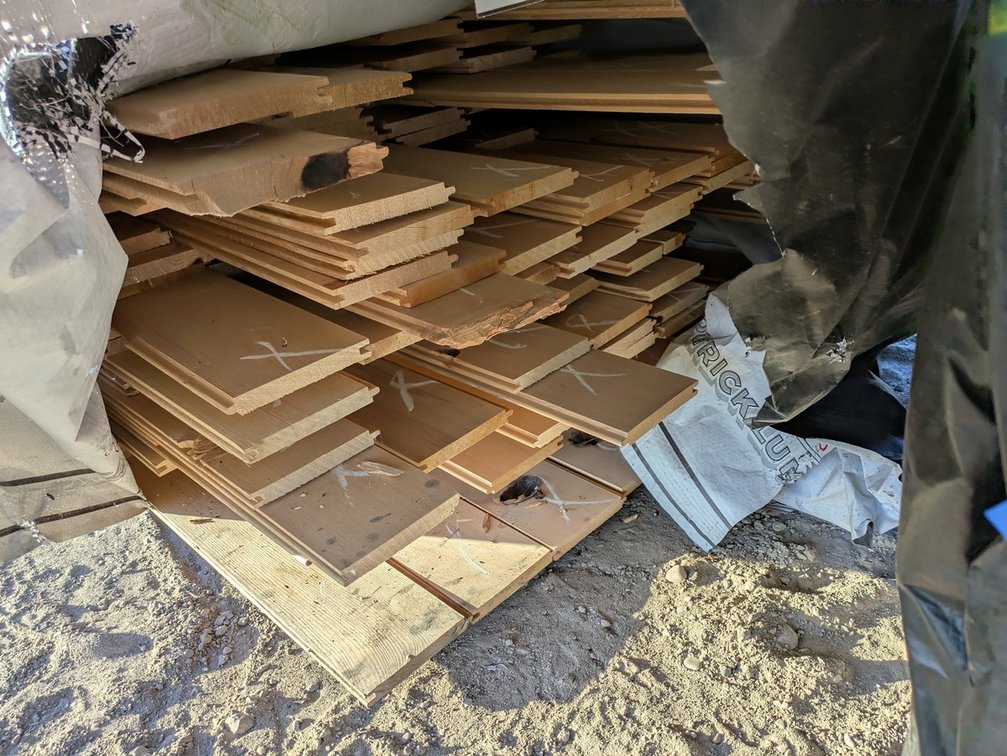 Hemlock 1"x6" Tongue and Groove KD Outs, 998 Linear Feet, 3' to 5' Lengths