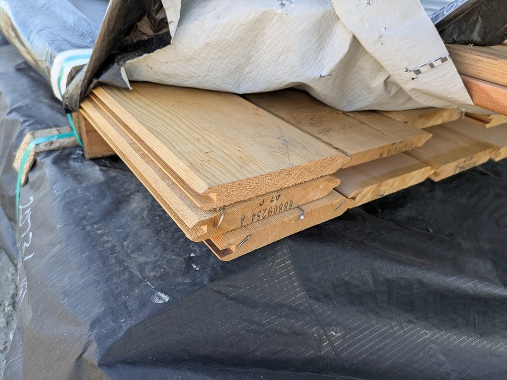 Hemlock 1"x6" Tongue and Groove 733R KD Outs, 219 Linear Feet, 10' to 14' Lengths
