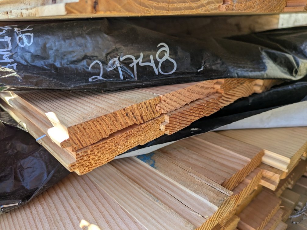Douglas Fir 1"x4" Flooring KD Outs, 304 Linear Feet, 80 Sq. Ft. 11' to 20' Lengths