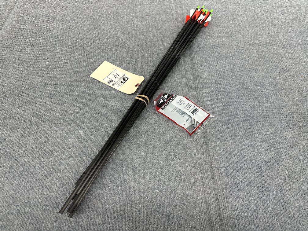 (12) Storm 50/65 Carbon Arrows