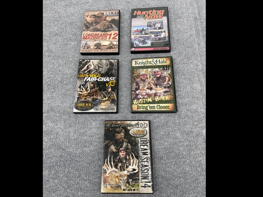 (5) Hunting Dvds