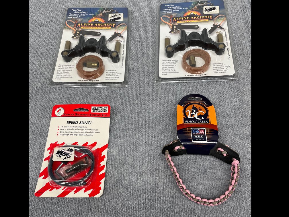 (2) Pro-Flex Singalizer, (1) Deluxe Braided Wrist Sling, (1) Speed Sling