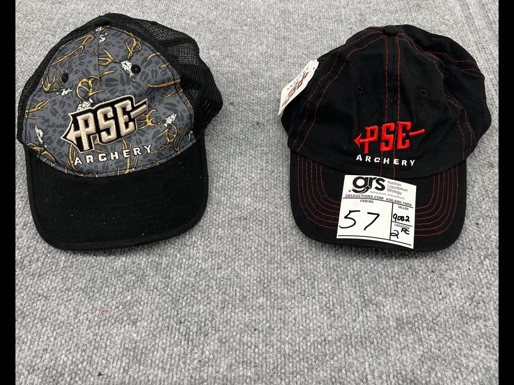 (2) PSE Archery Hats