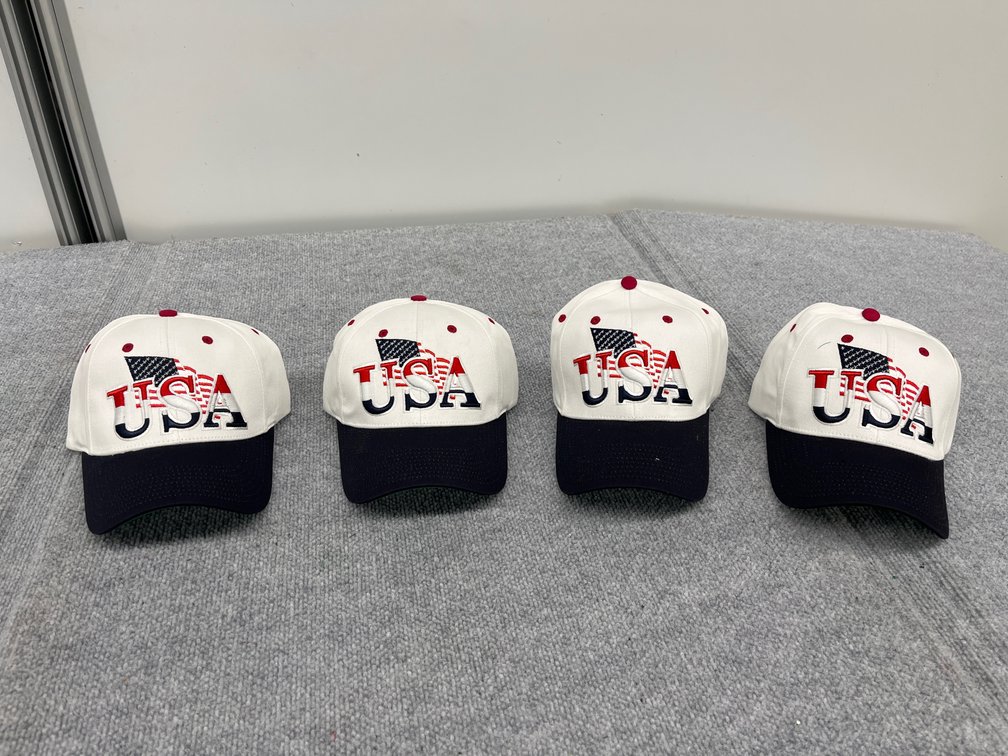 (4) U.S.A Hats