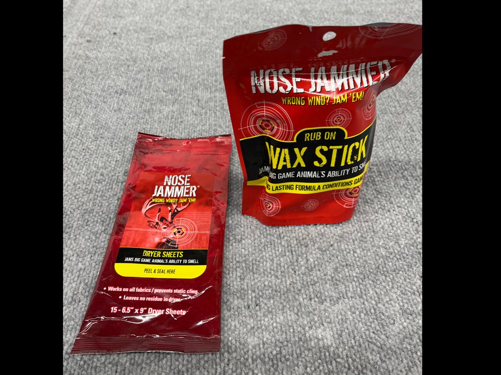 2pc Nose Jammer Dryer Sheets, Wax Sticks
