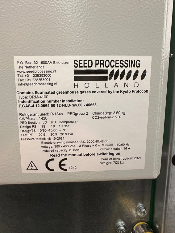 Image for Holland DRM-4100 Conditioned Seed Dryer, Seed Extractor and Seed Disinfection. For Sale!