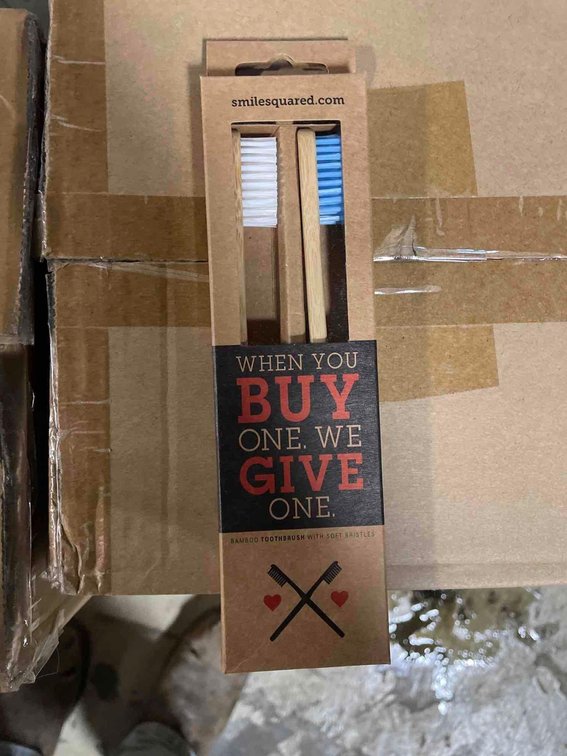 6 Cases of -Pack Bamboo Tooth Brushes