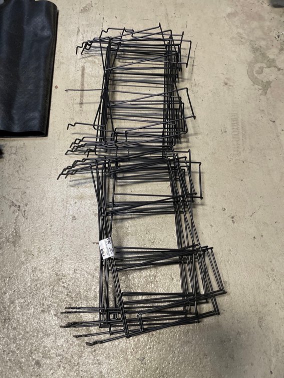 (14) Black Wire Shelves