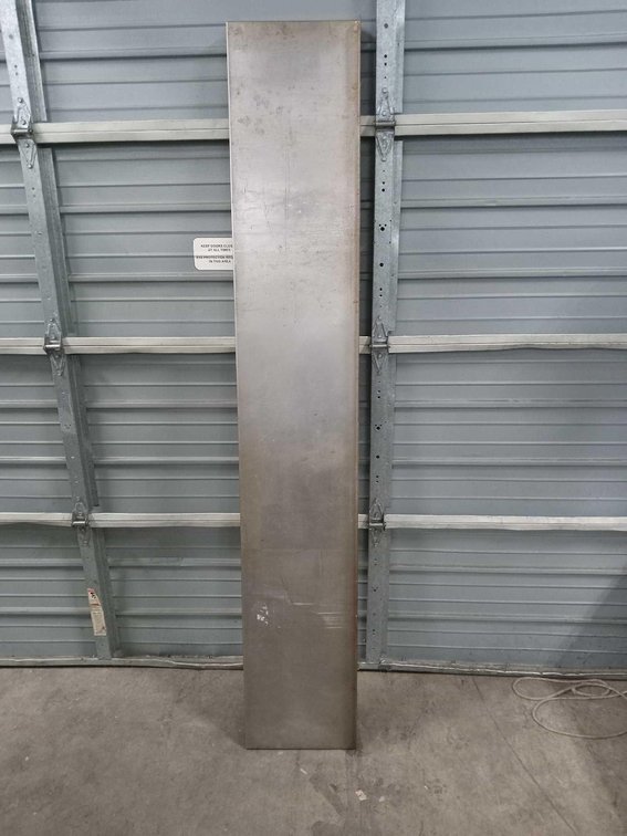 84" Stainless Wall Shelf