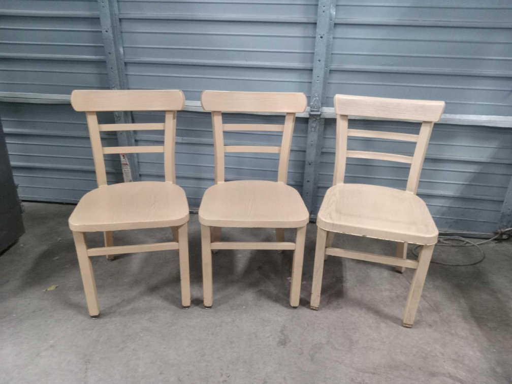 Metal  Wood Style Chairs