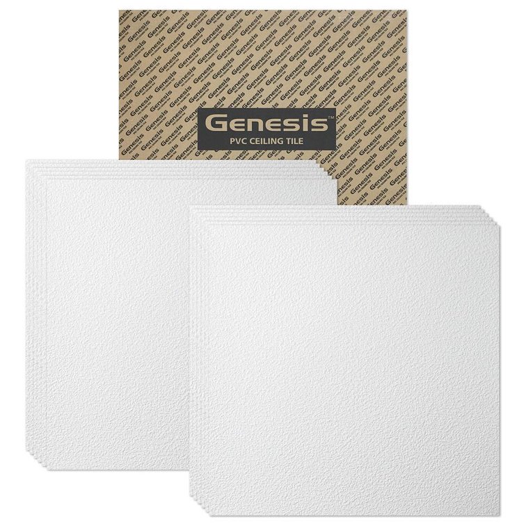(2) Stucco Pro PVC Ceiling Tile PK12
