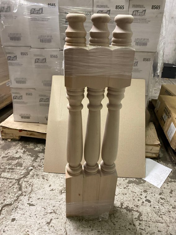 (3) Wooden Supports