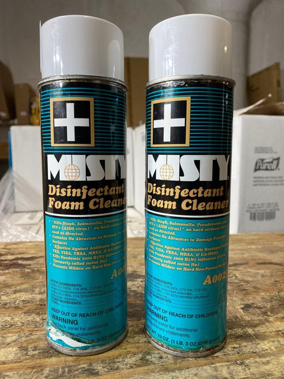 (2) 19 oz. Disinfectant Foam Cleaner