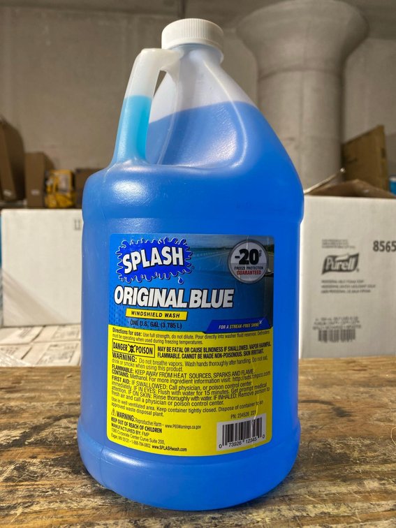 (2) 1 gal. Original Blue Windshield Wash