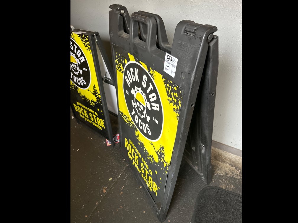 A-Frame Sign Plastic