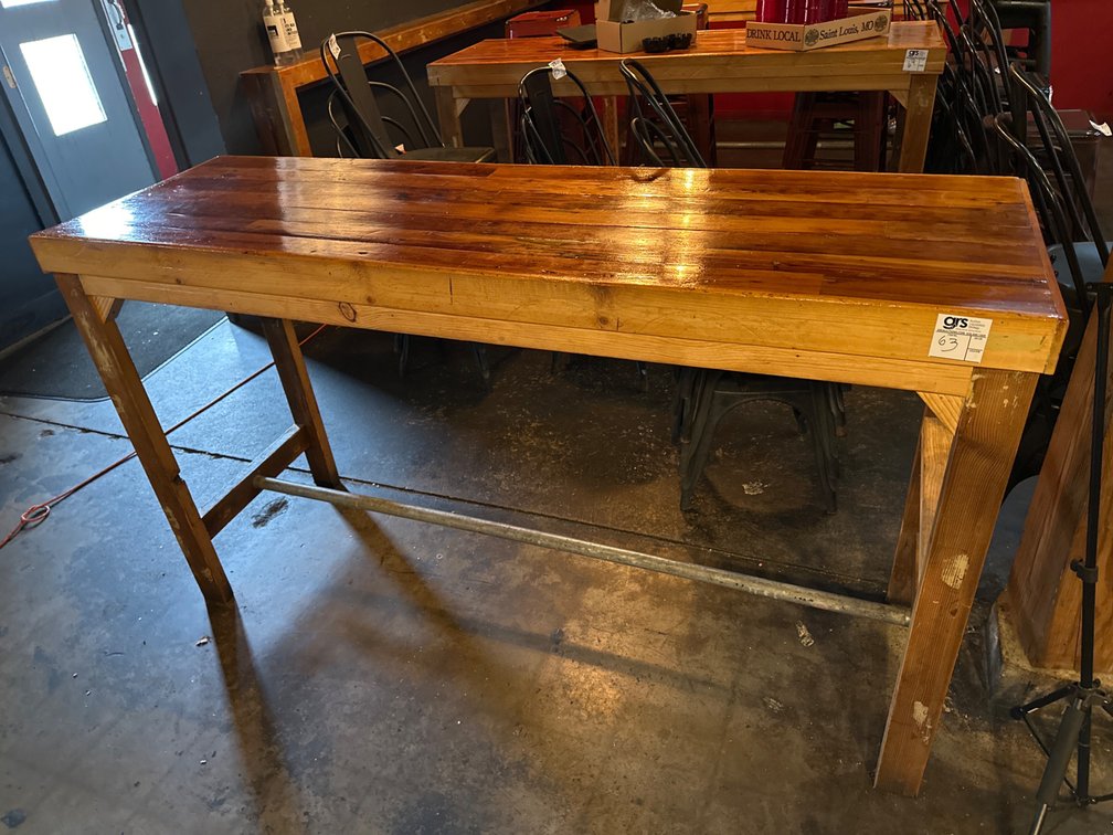 Bar Height Wood Tables