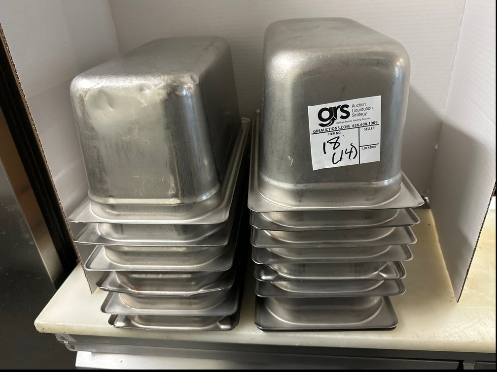 (14) Third Sized Food Pans