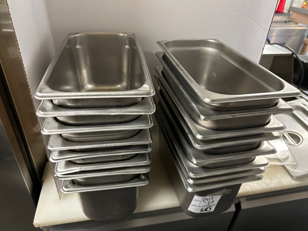 (16) Third Sized Food Pans