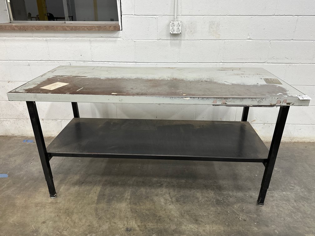 Metal Table w/Adjustable Height